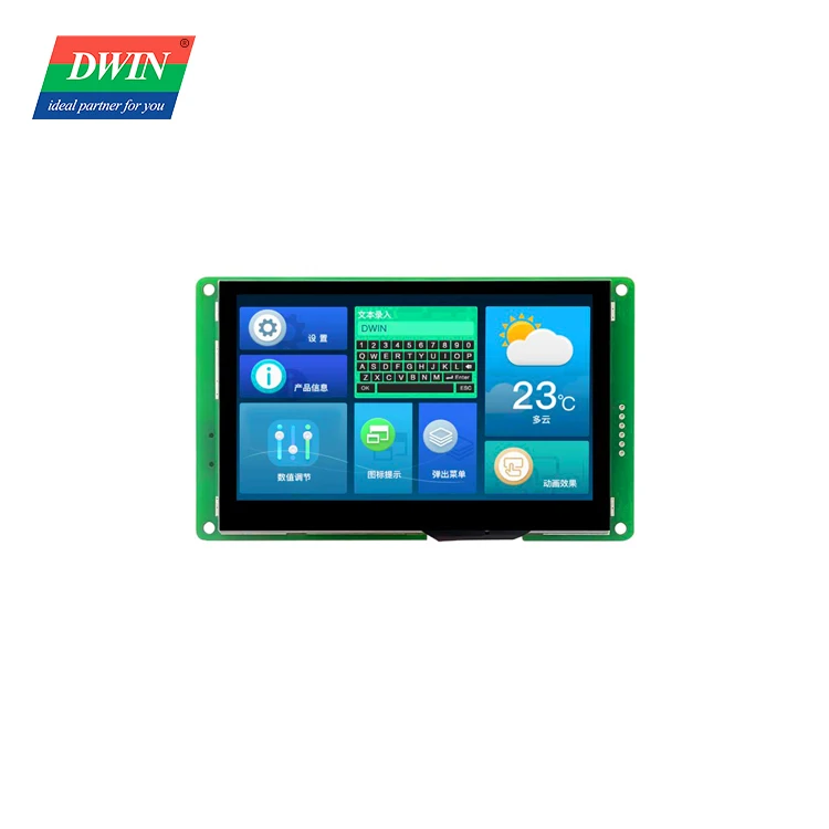 DWIN 4,3 дюймовый TFT ЖК-дисплей 480x272 разрешение 262K цвета TN экран uart дисплей STM32 ESP32 PLC