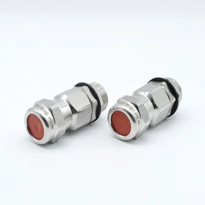 Factory Direct Price Stainless Steel 304 316L Or Brass Nickel Plated Water proof Explosion-proof Armored Cable Glands