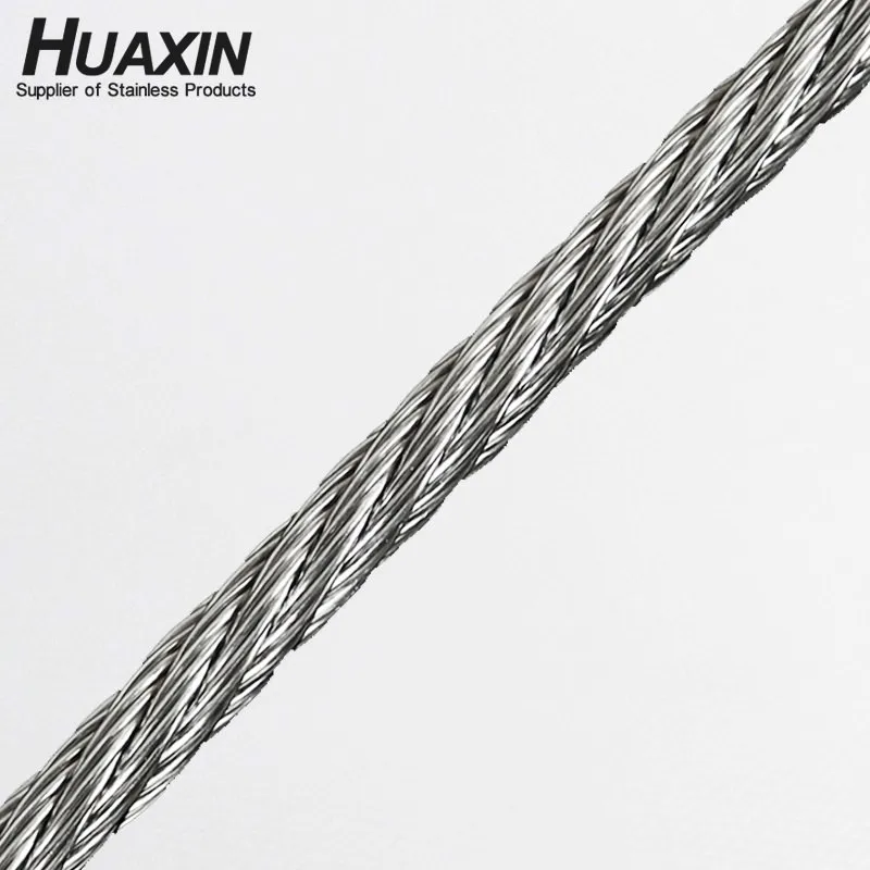 High Quality Grade 304 Stainless Steel Wire Rope Cable 7*19 4mm