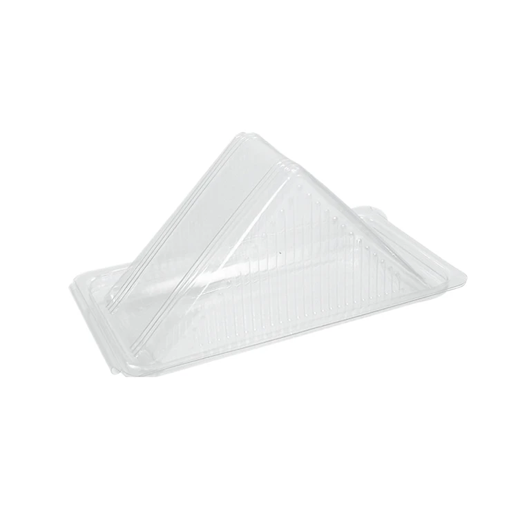 Индивидуальная НОВАЯ пищевая треугольная одноразовая упаковочная коробка для сэндвичей пла