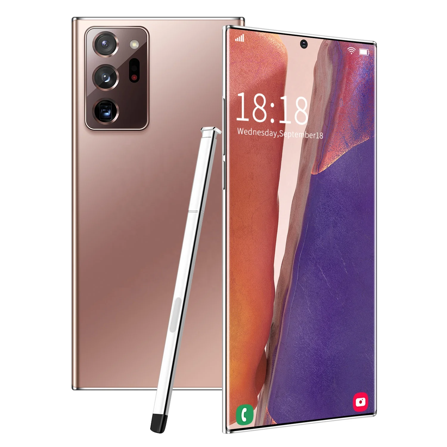 Смартфон NOTE 20 U + Note20, 6,9 дюйма, Android, IPS, сенсорный экран, Wi-Fi