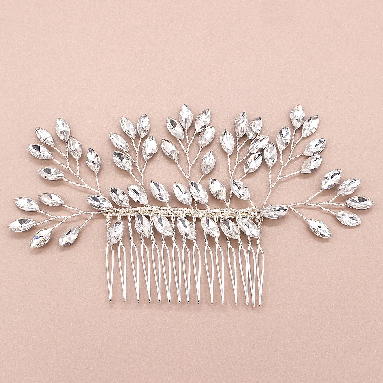 Crystal Wedding Hair Combs Hair Accessories Ornaments Women Bridal Headpiece Jewelry Bride Hair Clips