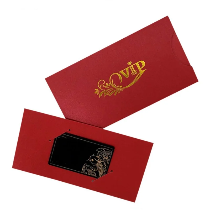 Custom Hotel Room Key Card Paper Envelope Wholesale Small Paper Envelops Business Card and Envelope Set