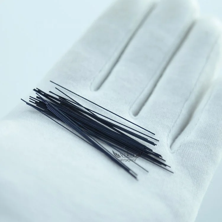 Roffee Woodwind Musical Parts 100 Pieces Sax Clarinet Oboe Bassoon Repair Parts Enamel Blue Pin Springs 0.5*52 mm