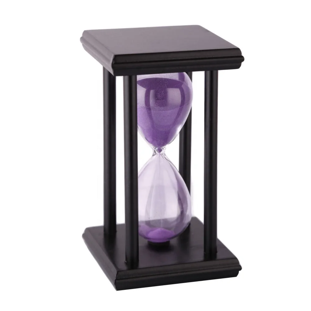 XINBAOHONG Hourglass Timer 30/60 Minutes Creative Gifts Room Decor Office Kitchen Decor Birthday Wood Sand Hourglass Clock