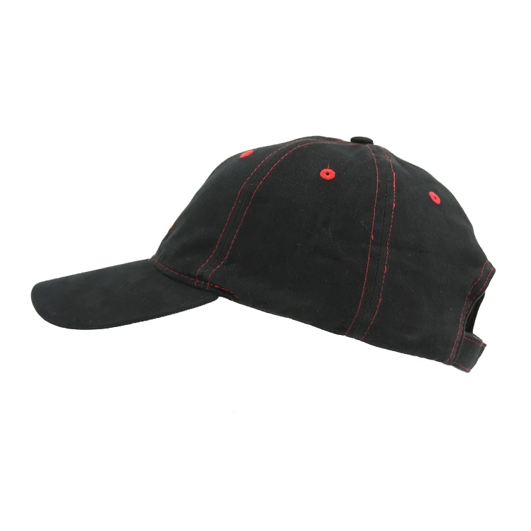 custom led light brim baseball caps for camping jogging and fishing