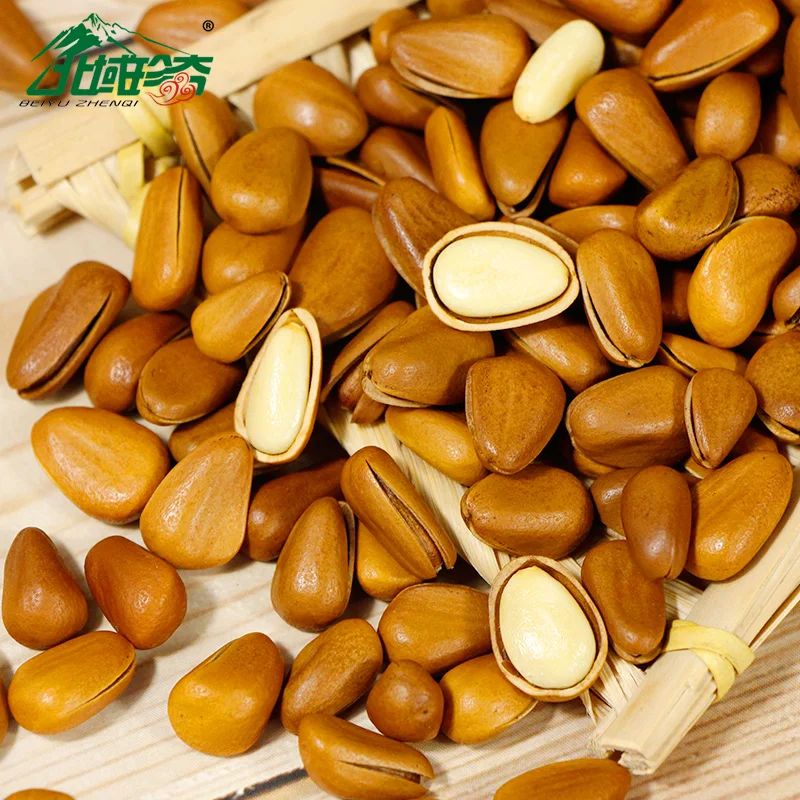 Wholesale quality pure natural organic fresh open pine nuts, the lowest price of the whole network