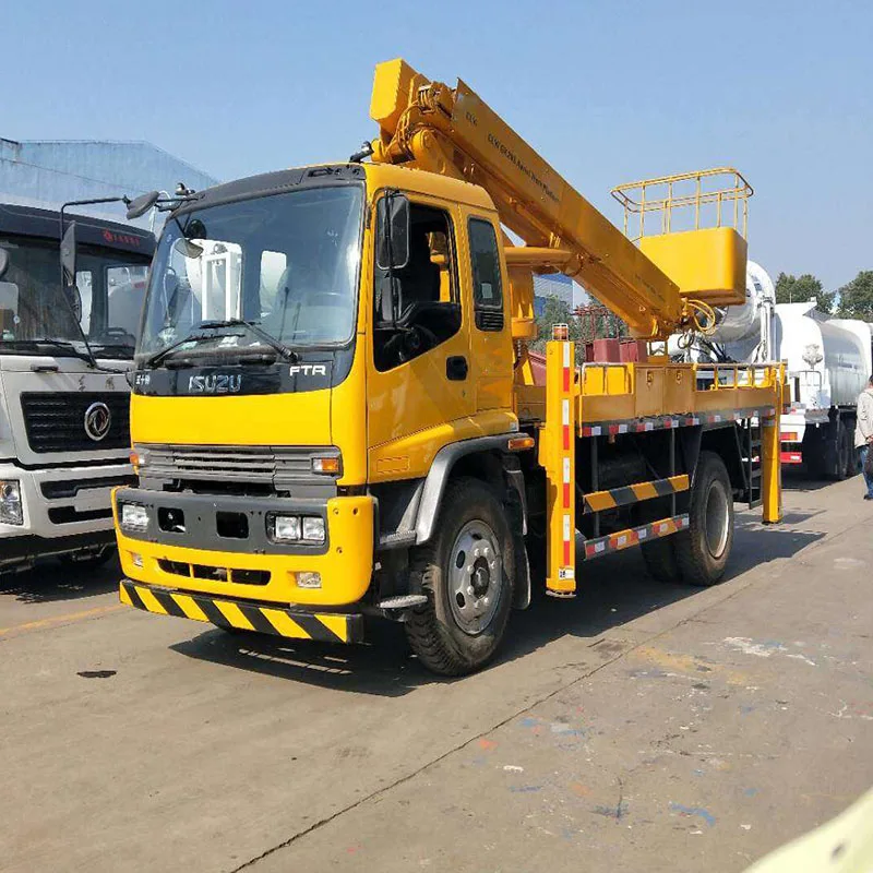  Японская телескопическая стрела FTR 4x2 20 м грузовик с воздушной лестницей высокой платформой производитель