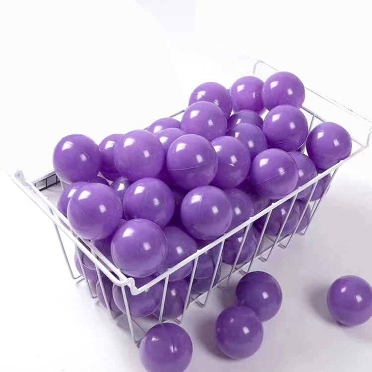 OEM Factory Wholesale 50pcs/set Plastic Transparent Clear Color Ocean Balls Million Ball children Play Pool & Pit Sea Balls