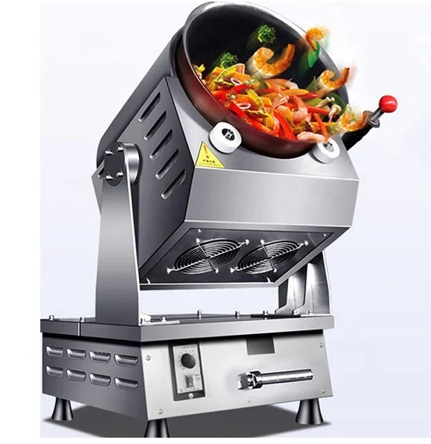 Restaurant Cooking Robot Chef Fried Rice Machine Automatic Cooking Machines for Restaurant Provided 220V 5KW Energy Saving