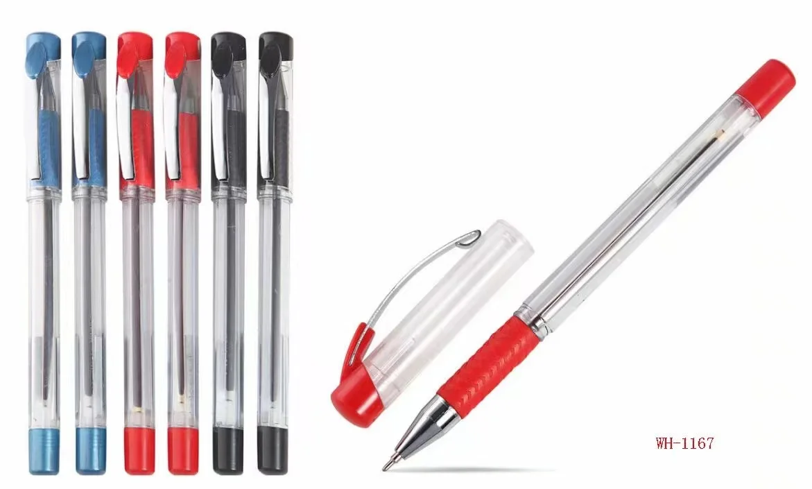 Africa school and office stationery easy Ballpoint Pen Manufacturers Bulk  Blue Plastic Ball Point Pen 50 pcs Boxed Ball pen