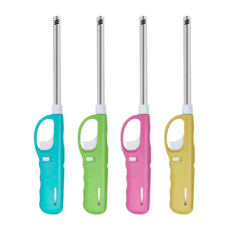 Wholesale Butane Refillable Gas Lighter for Kitchen Multiple Use Jet Torch Lighter Gas With Gift Box