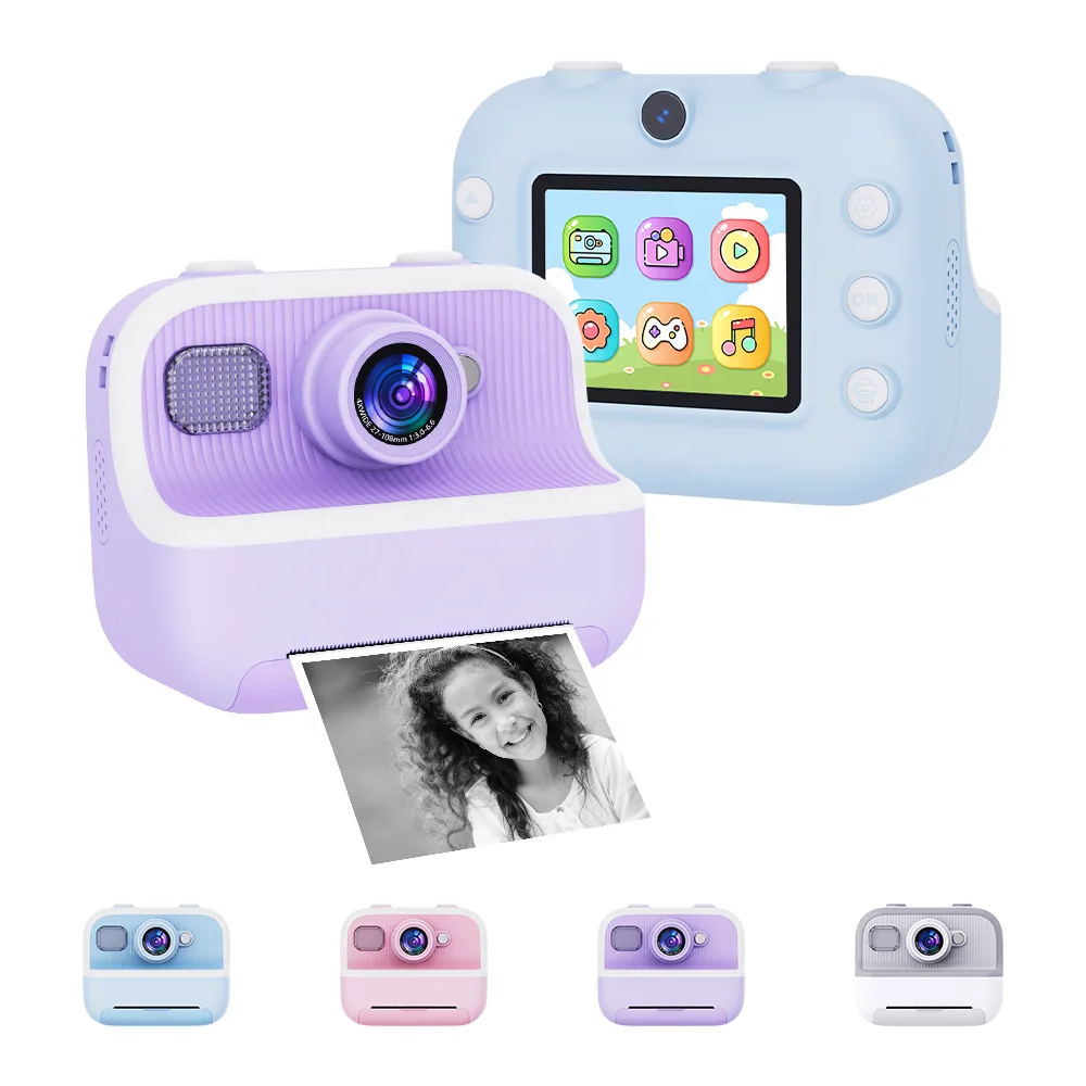 YMX CAM8 Electrical Electric Educatoryl Outdoor Learning Kindergarten Toy Children Print Camera for Kids Children Boy Girl Baby
