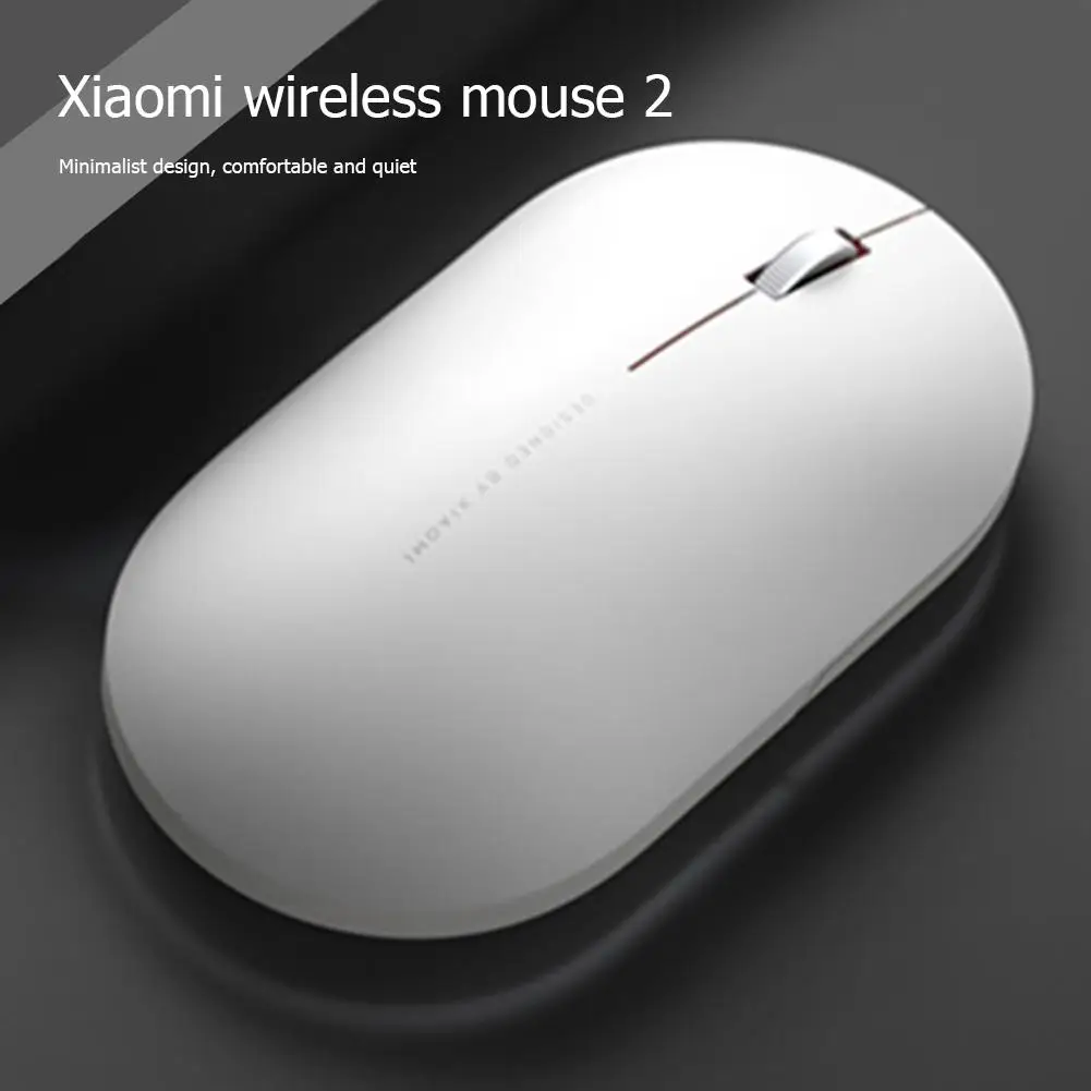 
Original Xiaomi Wireless Mouse 2 1000DPI 2.4GHz /Blue tooth Optical Mute Portable Light Mini Laptop Notebook Office Gaming Mouse 
