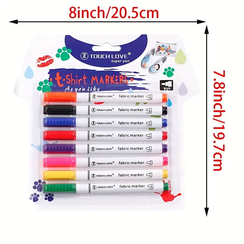 Wholesale Washable Fabric Markers non toxic Art Fabric Markers Yellow Marker Oil-based Children Marken Pen