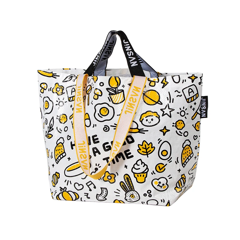 Wholesale Custom Eco Friendly Rpet Non Woven Handled High Quality Shopping Pp Woven Bag