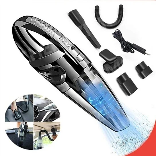 Household  Chargeable Wireless Cleaner Handheld Vacuum Dust Collector Car cleaning Tool Portable Wet and Dry Car Vacuum Cleaner