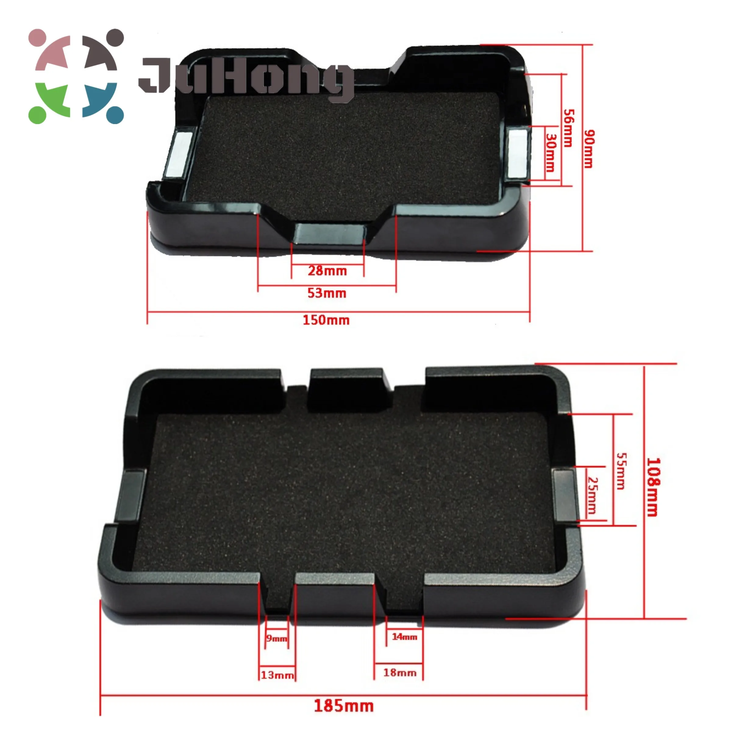 Car Phone Tray 2 Size Hold by Anti-slip Mat Mobile Phone Case With Card Slot for iPhone for Samsung Galaxy for Xiaomi for Huawei