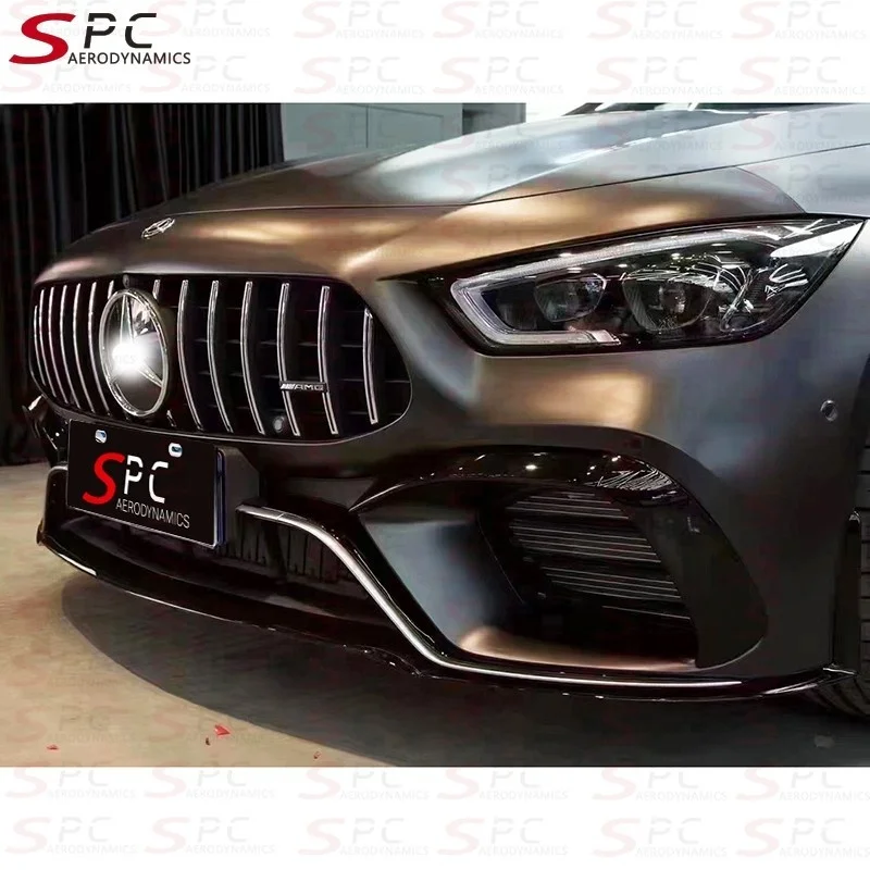 SPC Tuning Body Kit For Benz AMG GT53 GT50 Upgrade Body Kit For Benz AMG GT63 4 Door 2019+ X290 Carbon Fiber Wind Spoiler Kit