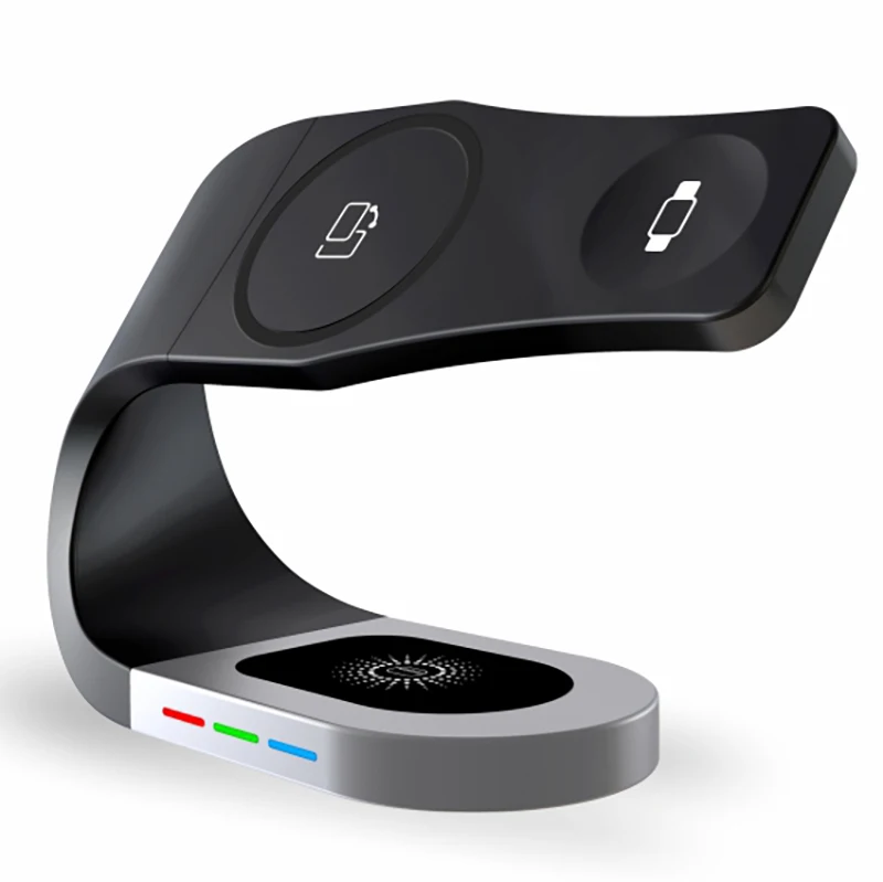 4 in 1 Magnetic Wireless Charger 15W Fast Wireless Charging Station for iPhone 12/12 Pro /12 Pro Max/12 Mini For iWatch 6 5 4 3