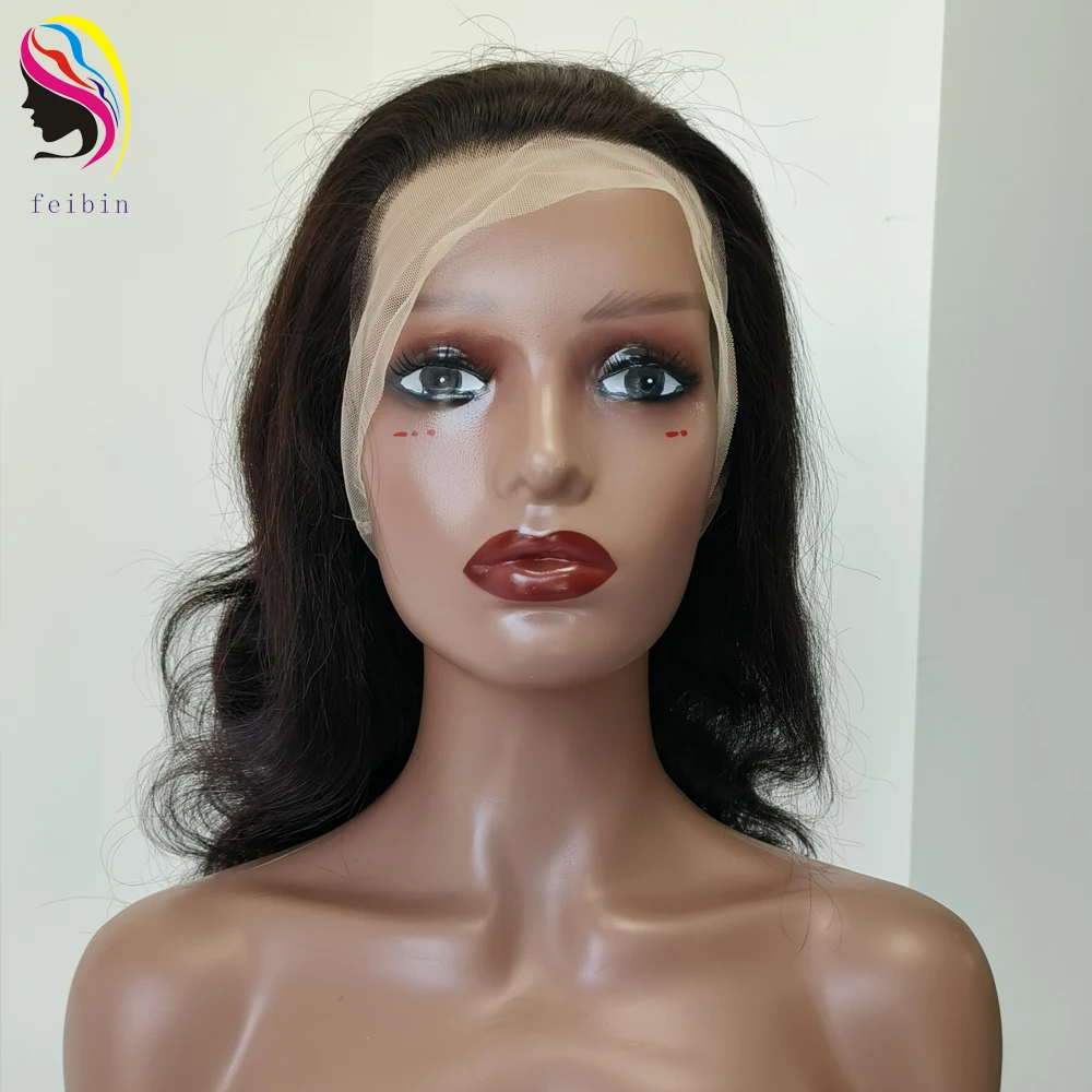fast shipping stock 360 full lace frontal wig 100% virgin brazilian peruvian Human Hair hd transparent lace front wig for women