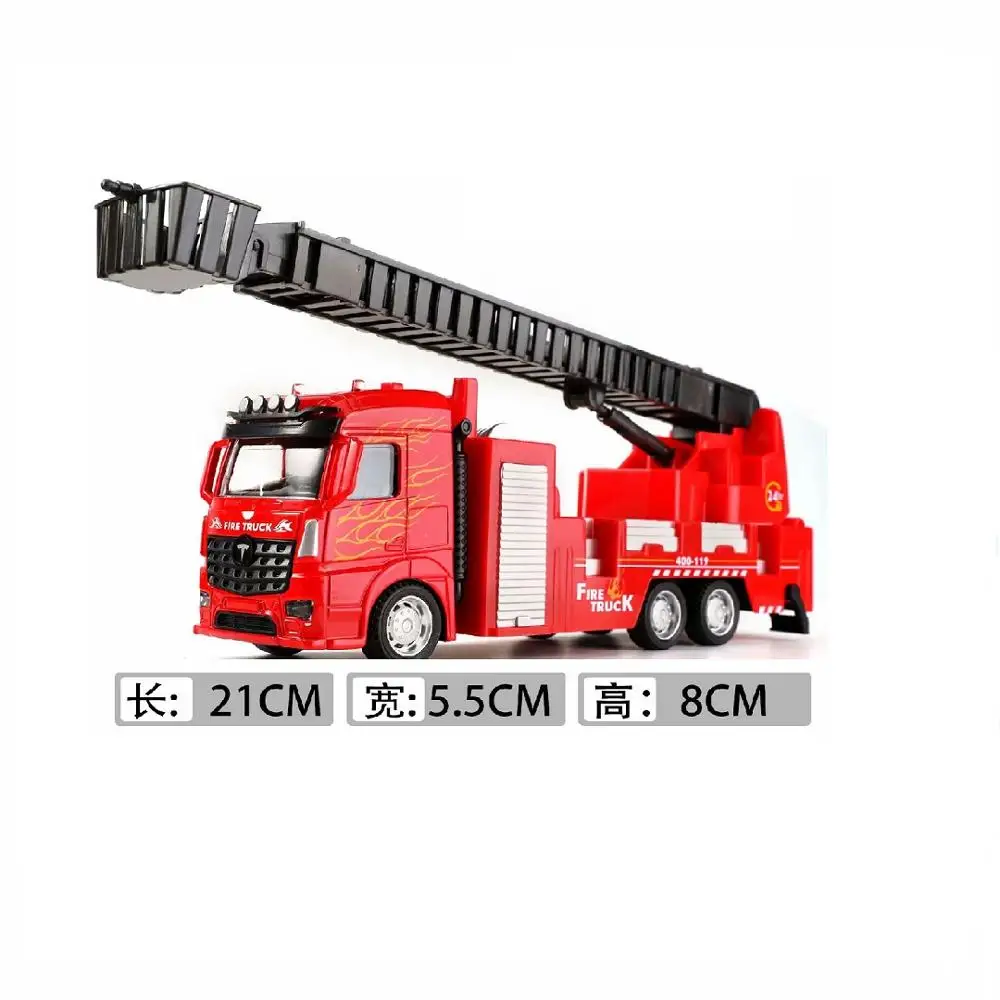 Fire truck toy series diecast model car simulation metal fire engine truck toy