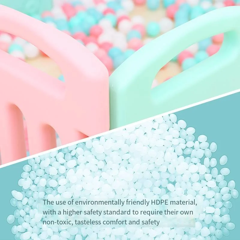 Plastic Indoor Folding Safety Children Kids Baby Fence Playard Playpen Playground with Ocean Ball Accessories