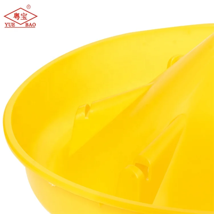 Large Volume 40 kg Livestock Chicken Duck Goose Yellow Drinking Water Equipment Chicken Feeders