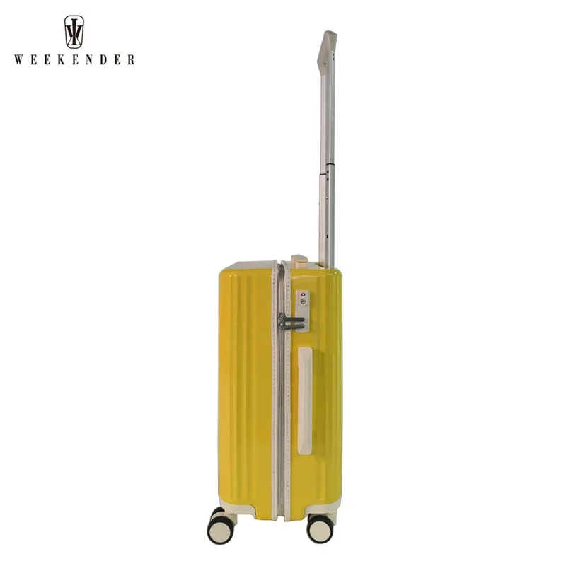 Принимаются индивидуальные логотипы на 10-15 дней, утопленный замок на молнии, Женский Спиннер, Алюминиевая тележка, набор чемоданов для багажа