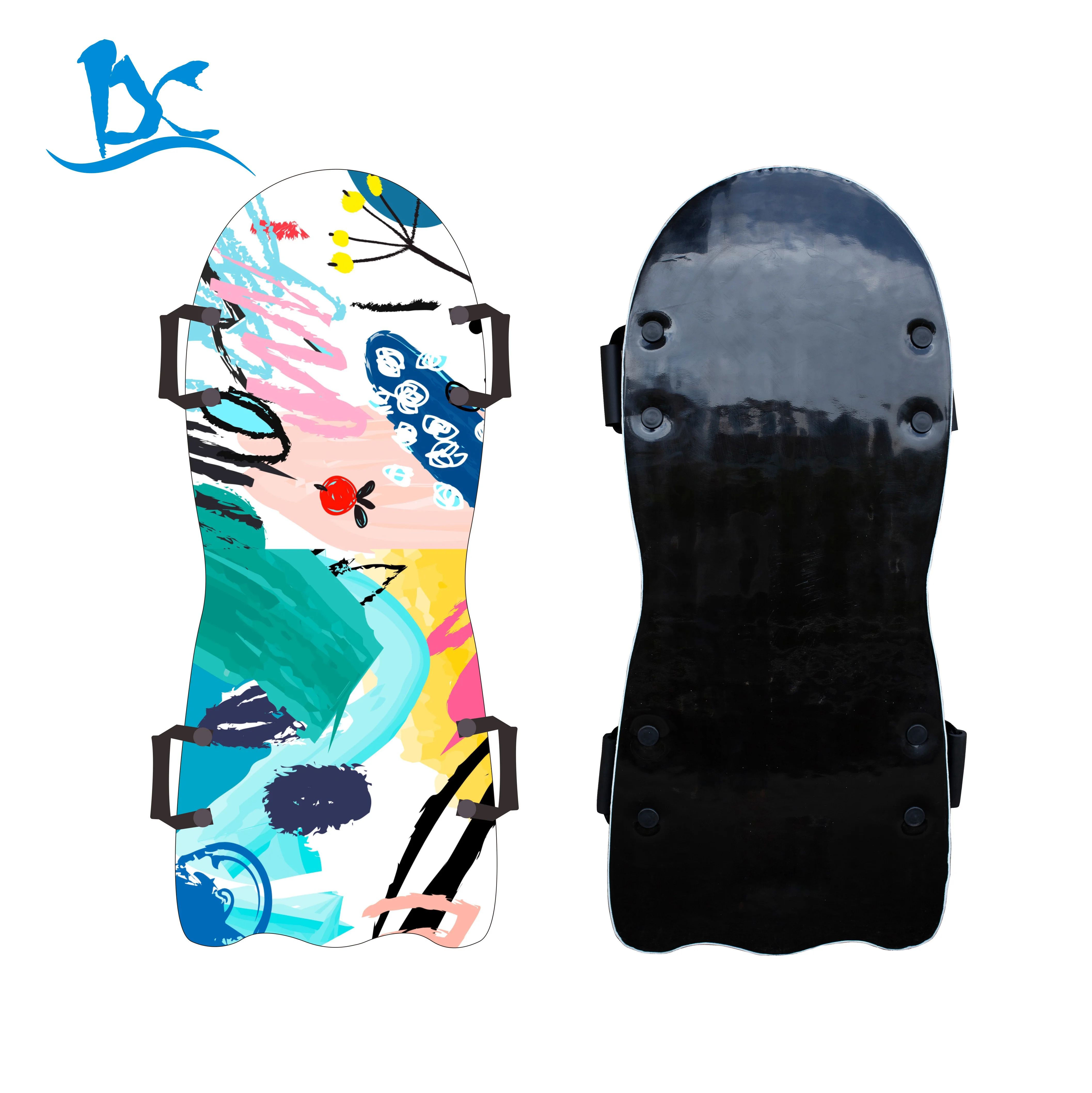 Toboggan Perfect for Kids Winter Sport Fun Outdoor Sledding Freeze-Proof