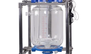 
chemical glass reactor for cosmetics 