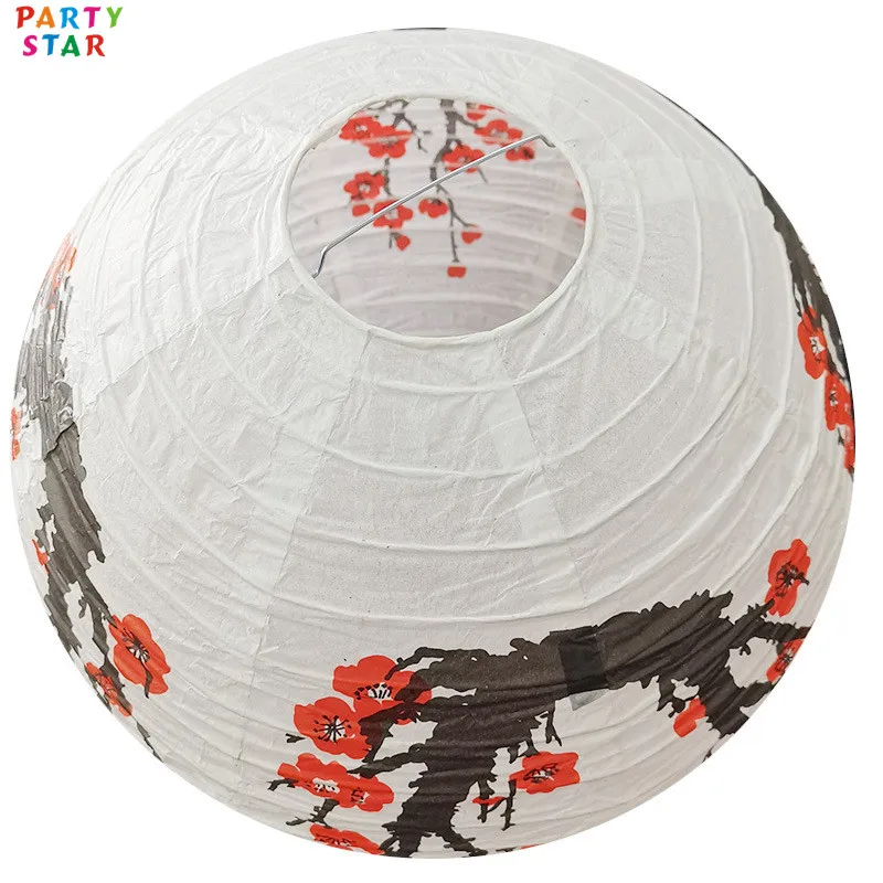 Wholesale Customized Home Festival Party Wedding Decoration Chinese Retro Plum Paper Lanterns