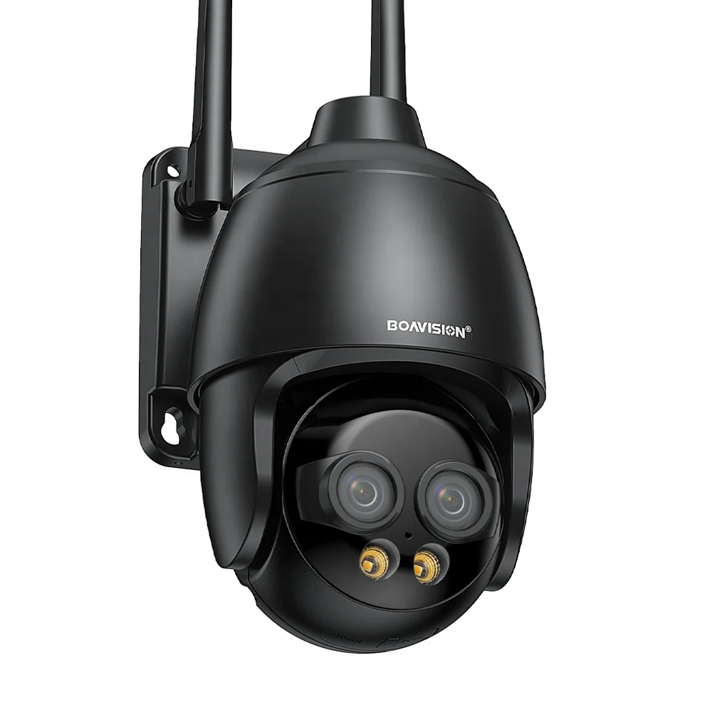 8MP 4K IP Camera WiFi 4G PTZ Dual Lens AI Human Detect Auto Tracking Waterproof Security Video Surveillance Motion alarm Camera