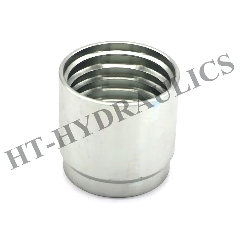 hydraulics collar for R2 ,R3 hose ,non skive ferrule