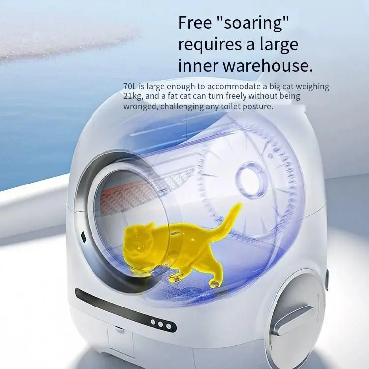 Premium intelligent electric cleaning shovel cat litter basin WIFI version automatic fully enclosed oversized