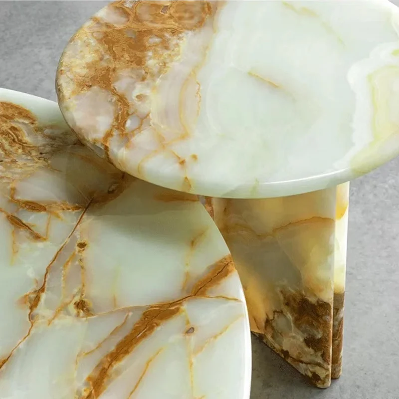 High Quality Polished White Onyx Marble Tiles Backlit Translucent Natural Stone Wall Panel Onyx Marble Slab