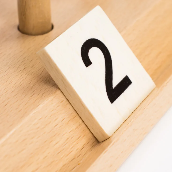 Детский пазл для раннего развития математический деревянный пазл