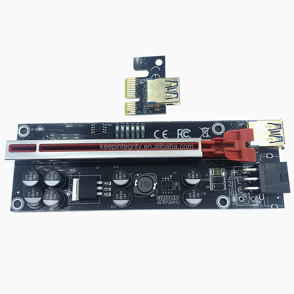010S Riser card VER010S Plus PCI-E Gold USB 3.0 PCI Express Extender 1X to 16X Graphics Card