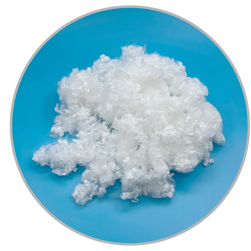 Soft hollow silicone micro fiber SoLoft fiber for wadding filling home textiles