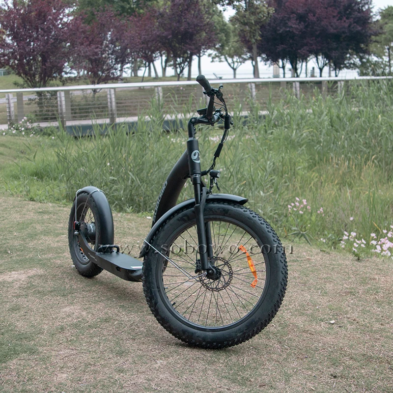 SOBOWO New Design Electric Scooter 750W Bafang Hub Motor Two Wheels Electric Kick Bike