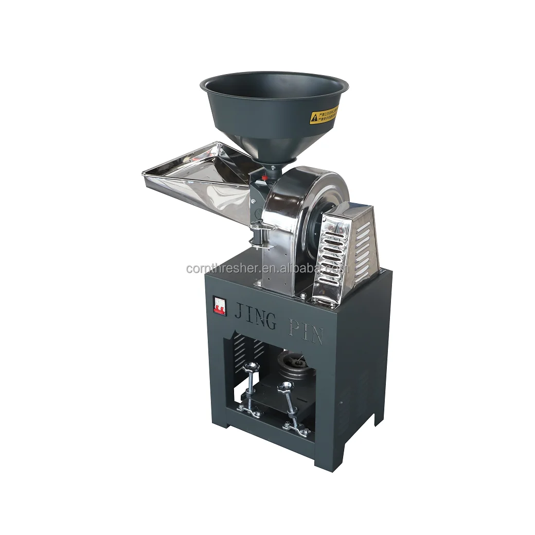 Stainless Steel Flour Mill Machine Wheat Corn Milling Equipment Spices Grinder Small for Home Use