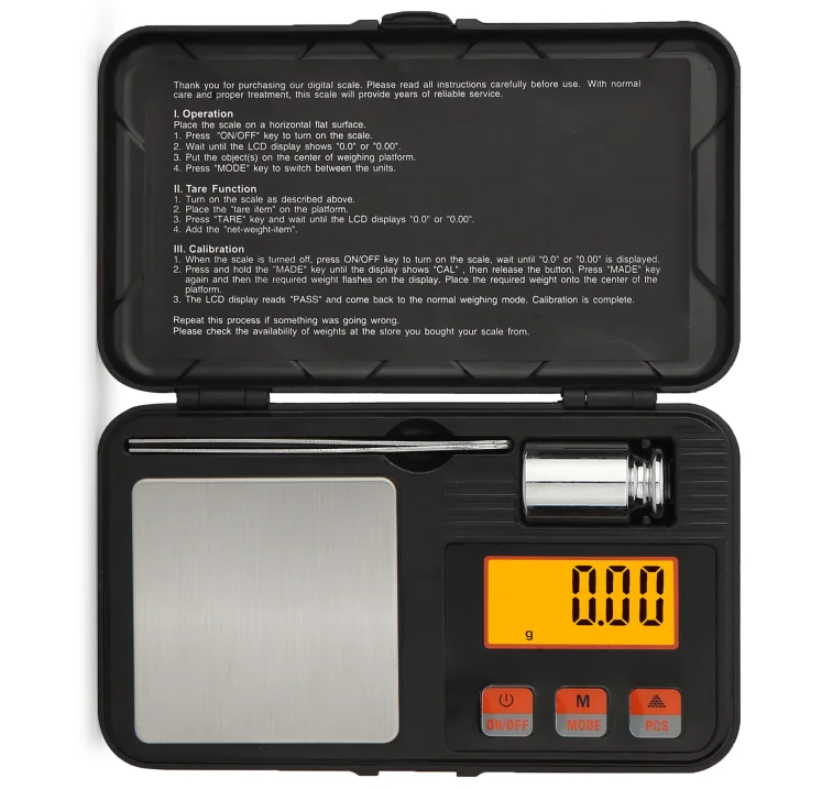 Hot Selling High Accuracy Pocket Scale Digital 50g/ 0.001g Weight Scales With Calibration Weights Tweezers