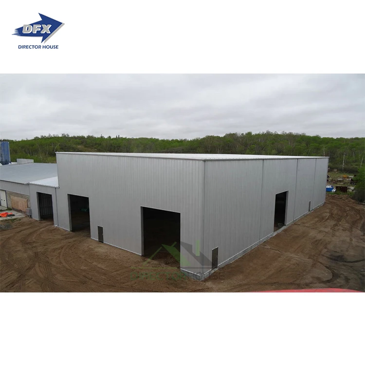 Modern Prefab Steel Structure Building Prefabricated Warehouse Workshop Aircraft Hangar Office Construction Material