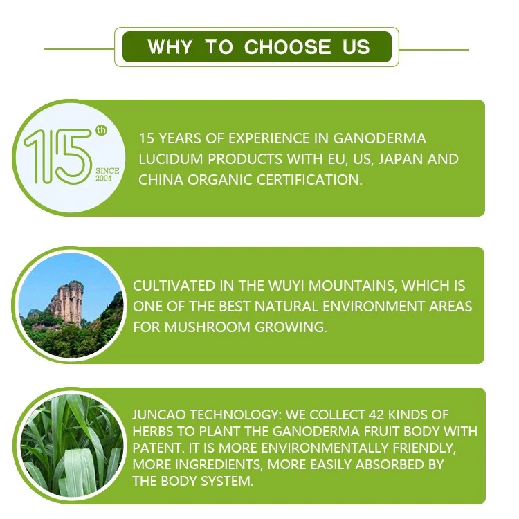 100% чистый органический 10% 20% 30% 40% 50% полисахарид Ganoderma Lucidum Reishi, экстракт грибов, порошок грибов