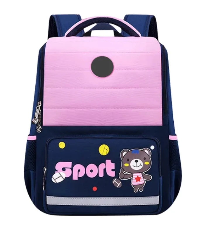 Wholesale Unisex Fashion Sports Backpack for Kids Stylish Cartoon Pattern School Bag with Spine Protection