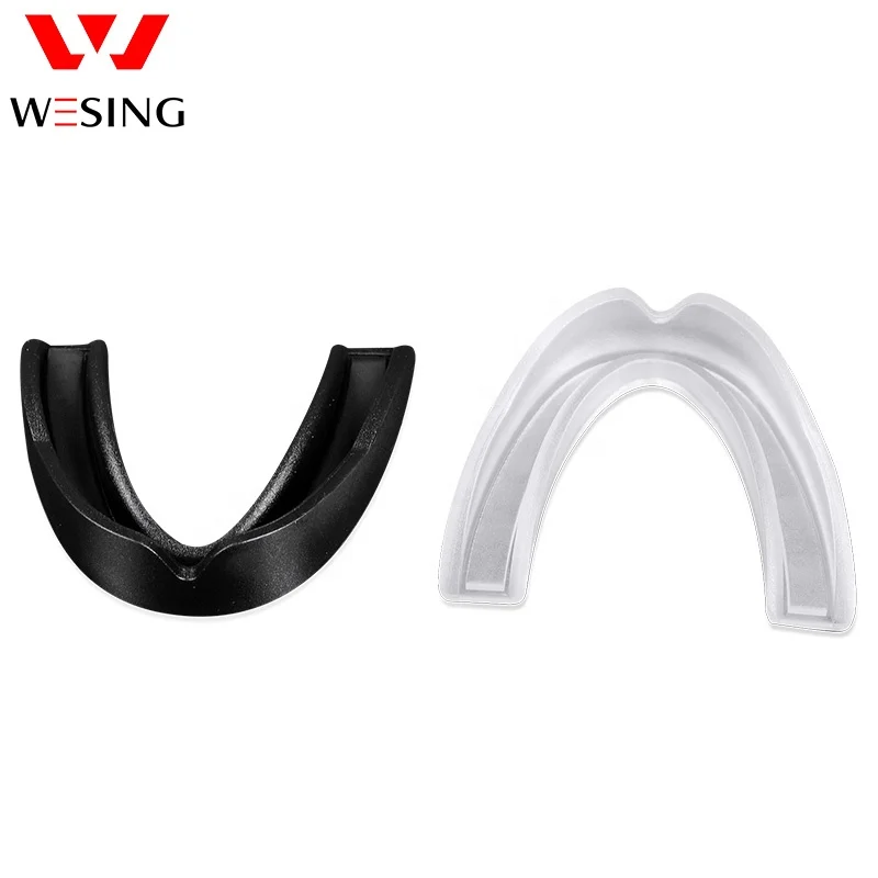Wesing custom black silicone mouth guard mouth protector boxing mouth guards
