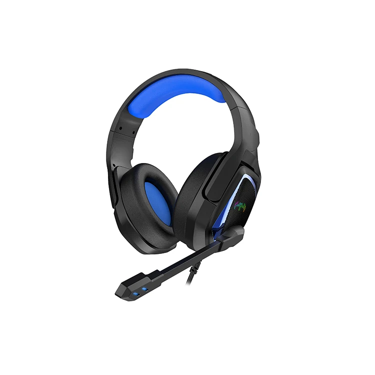 50mm Nature Sound Black Or Blue Banding Cheap Earphones Headphones Wire Headsets