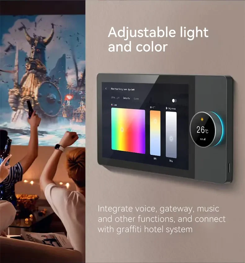 10 inch Smart home system WiFi multi-function music host touch screen Zigbee hub gateway central control