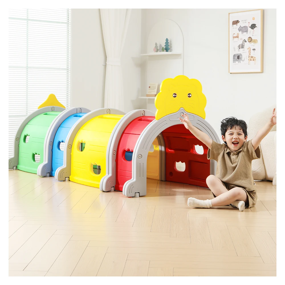 Toddler Caterpillar Tunnel Toys,Kids Play Tunnel,Activity Tunnel for Kids to Crawl Indoor Outdoor Playhouse Amusement Equipment