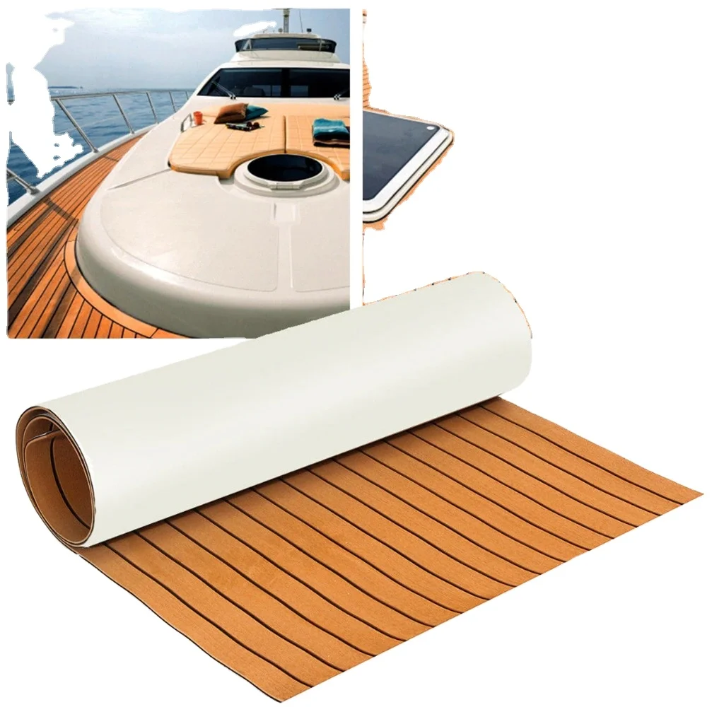 Напольное покрытие из пены EVA, морской нескользящий Тиковый настил, прочный настил с защитой от УФ излучения, напольное покрытие для лодки, декоративный коврик